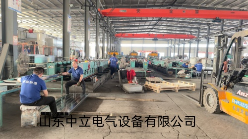 电缆桥架一次成型区・自动化生产线实拍
